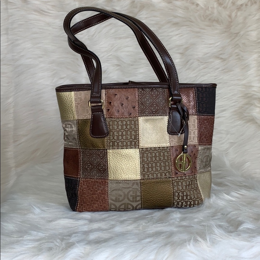 NWT: GIANI BERNINI Patchwork Tote